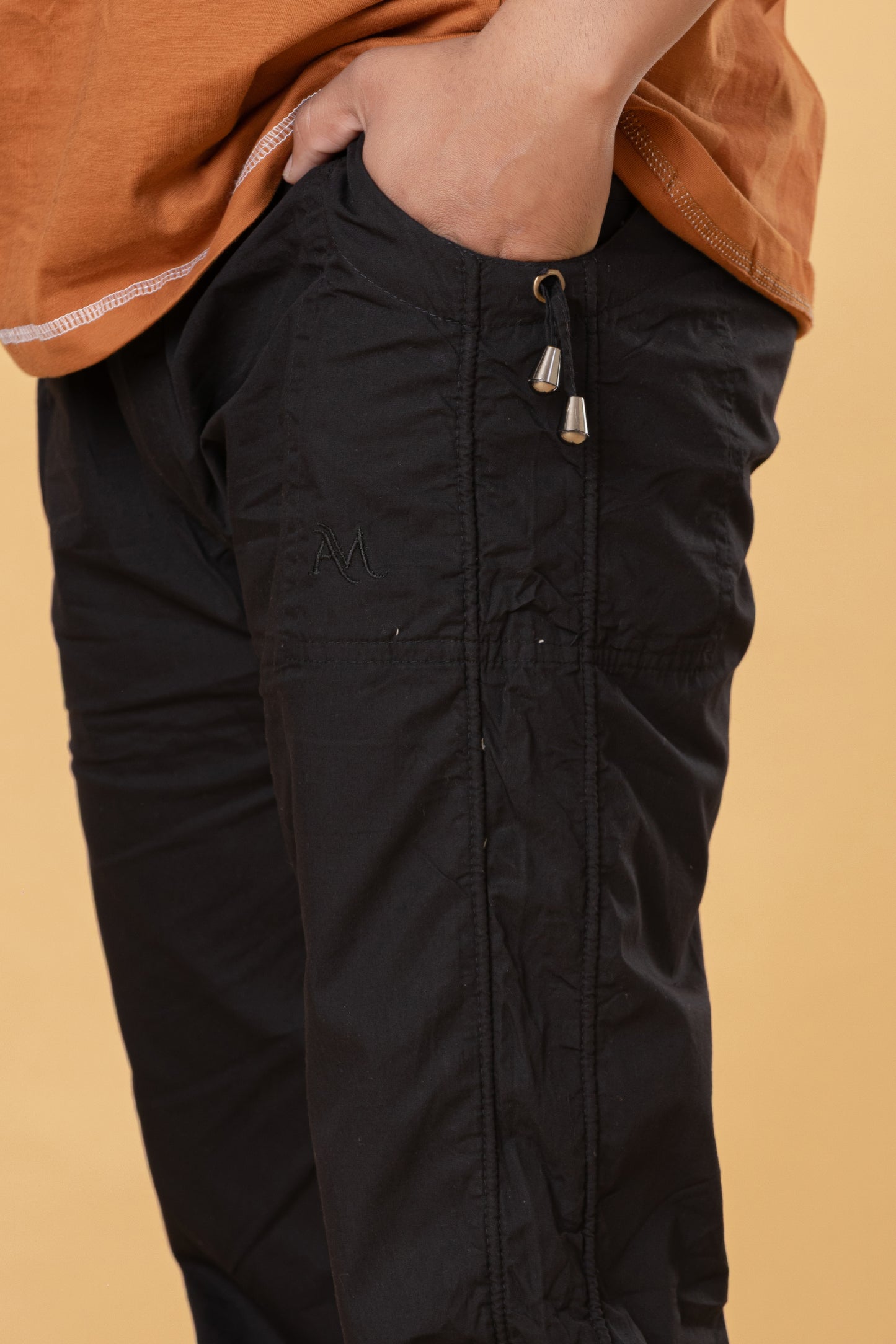 Men’s  Black Cotton Pyjama ..