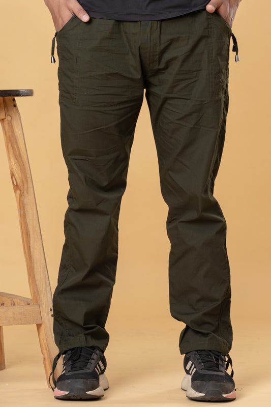 Men’s Army Green Cotton Pyjama – Casual Wear Bottoms for Men